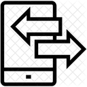 Transferencia Movil Movil Transaccion Icono