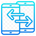 Transferencia Movil Transferencia En Linea Telefono Inteligente Icon