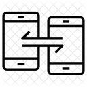 Transferencia Movil Transferencia Transferencia De Datos Icono