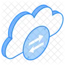 Transferencia De Datos Transferencia En La Nube Alojamiento En La Nube Icon