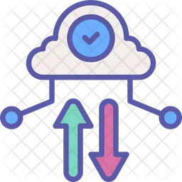 Transferencia a la nube  Icono