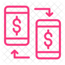 Transferencia En Linea Icono