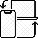 Transferencia de computadora móvil  Icono