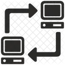 Servicio Vpn De Transferencia De Datos Icono
