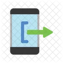 Transferencia De Funcion De Telefono Inteligente Movil Dispositivo Icono
