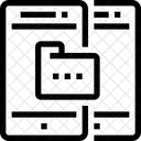 Transferencia Base De Datos Movil Icon