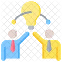 Transfert De Connaissances Partage Connaissances Icône