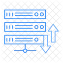 Transfert de données  Icône