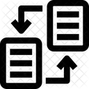 Transfert De Donnees Transfert De Donnees Transfert Dinformations Icône