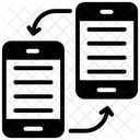 Partage De Donnees Transfert De Donnees Exportation De Fichiers Icône