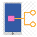 Transfert Mobile Transfert Instantane Securite Icône