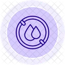 Transfett Farbkreis Symbol Icon