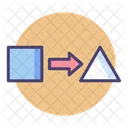Transform Transformation Square Icon