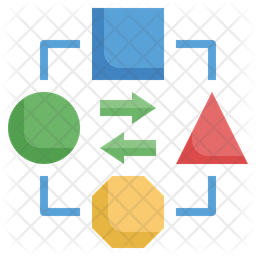 Transform Icon - Download in Flat Style