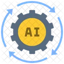 Transformacao Ai Sistema Mudanca Operacao De Engenharia Ícone