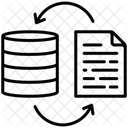 Transformacion De Datos Base De Datos Etl Icono