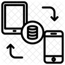 Flechas Intercambio De Datos Compartir Datos Icono