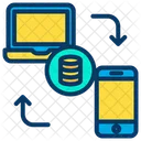 Flechas Intercambio De Datos Compartir Datos Icono