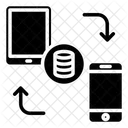 Flechas Intercambio De Datos Compartir Datos Icon