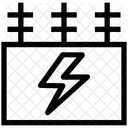 Transformateur Electrique Batterie Icône