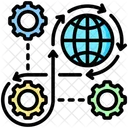 Transformation Welt Global Symbol