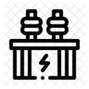 Transformator Energie Leistung Symbol