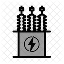 Transformator Stromleitung Verteilung Symbol