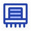 Coil Electrical Component Blue Icon