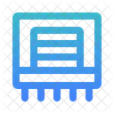 Coil Electrical Component Outlined Gradient Icon