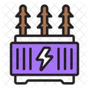 Transformer Power Converter Voltage Regulator Icon