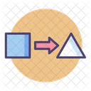 Transformieren Transformation Quadrat Symbol