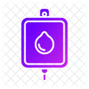 Transfusion Blood Bag Dripper Icon