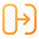 Transition Right Message Arrow Icon