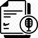 Transkript Druckversion Schriftliche Kopie Symbol