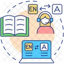 Illustration Elearning Software Icon