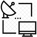 Satelite Radar Plato Icon