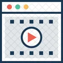 Streaming Video Reproductor Icon