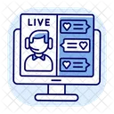 Camara Web En Vivo Streaming Icono