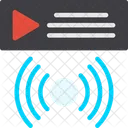 Transmissão ao vivo  Ícone