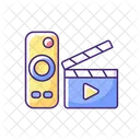 Transmissão de filmes  Ícone