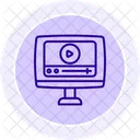 Video Streaming Midia Ícone