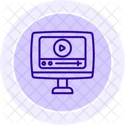 Transmissão de vídeo  Ícone
