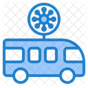 Transmissão de vírus para viajar  Ícone