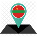 Transnistria Bandera Icono