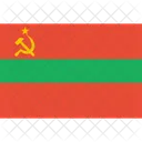 Transnistria Bandera Mundo Icono
