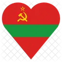 Transnistria Flag Country Icon