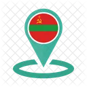 Transnistria Bandera Icono