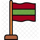 Transnistria Bandera Pais Icono