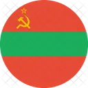 Transnistria Bandeira Mundo Ícone