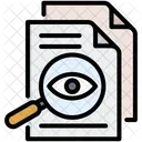Transparencia Auditoria Datos Icono